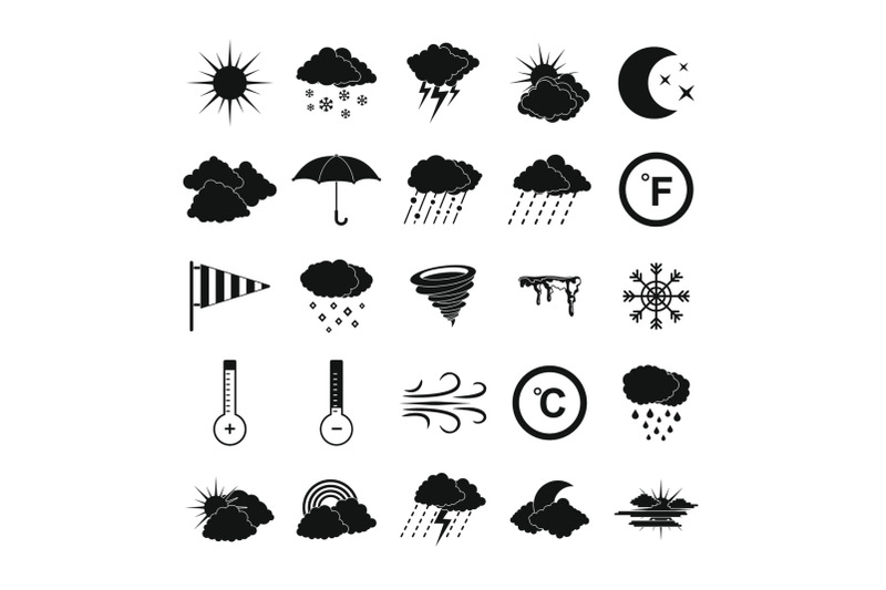 weather-icons-set-simple-style