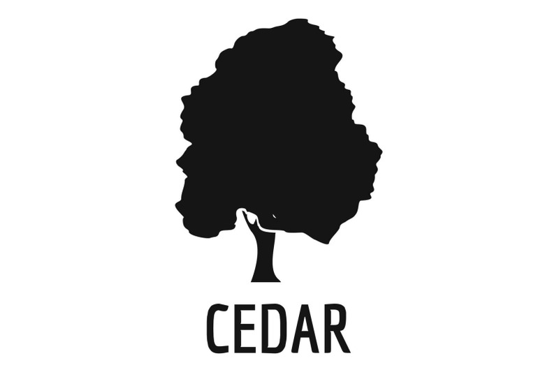cedar-tree-icon-simple-black-style