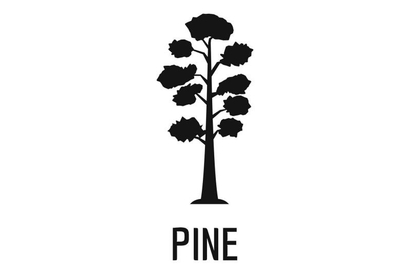 pine-tree-icon-simple-black-style