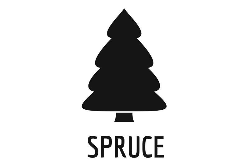 spruce-tree-icon-simple-black-style