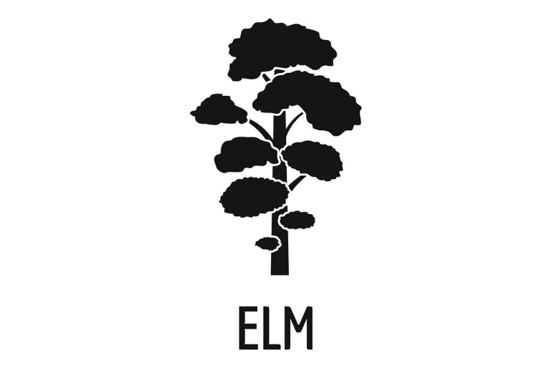 elm-tree-icon-simple-black-style