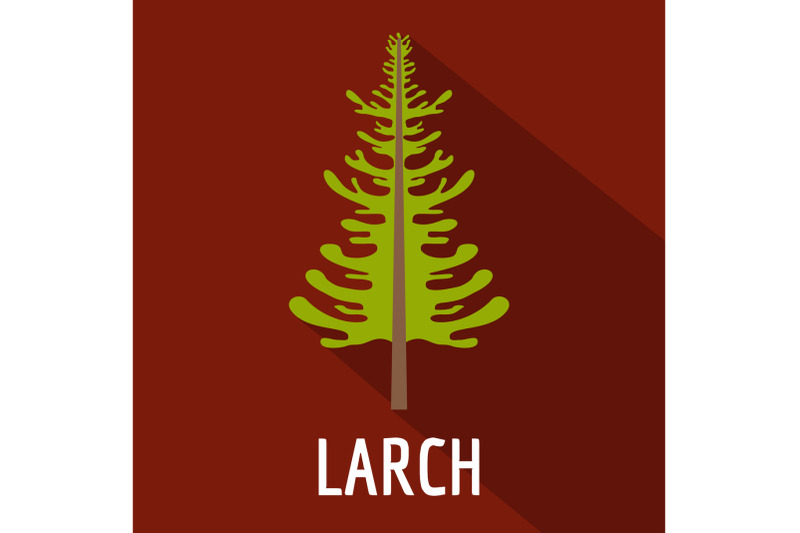 larch-tree-icon-flat-style