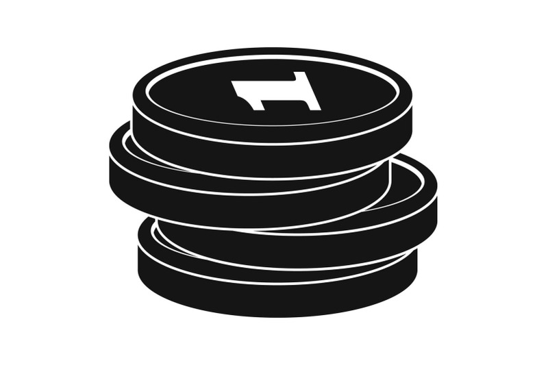 concept-coin-icon-simple-black-style