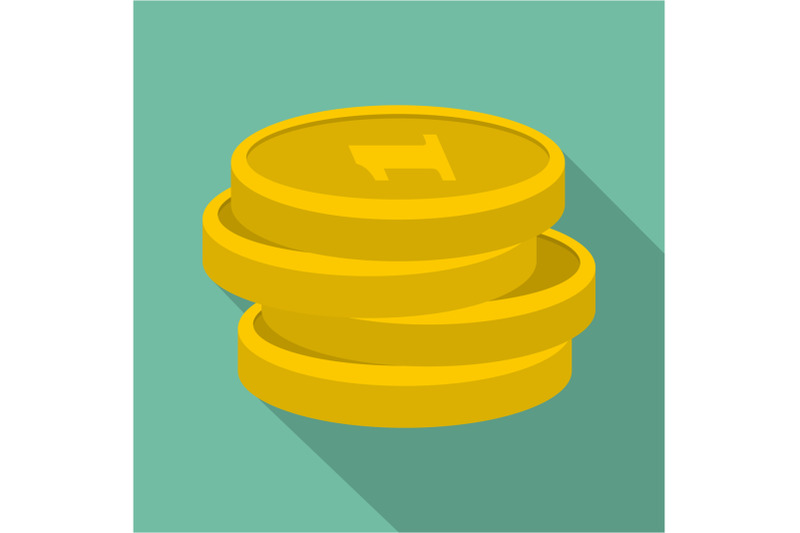 concept-coin-icon-flat-style