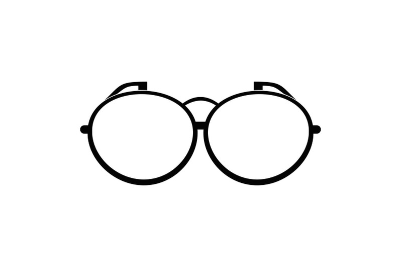 optical-eyeglasses-icon-simple-style