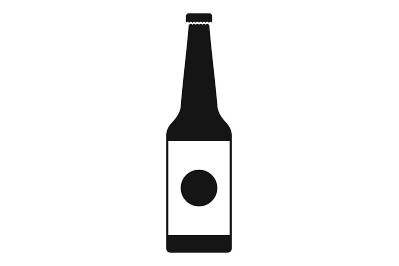 bottle-water-icon-simple-black-style