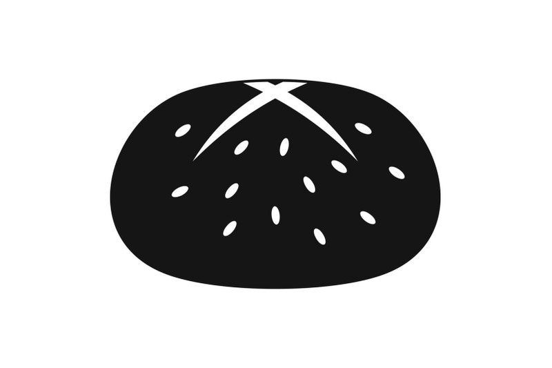 bun-icon-simple-black-style