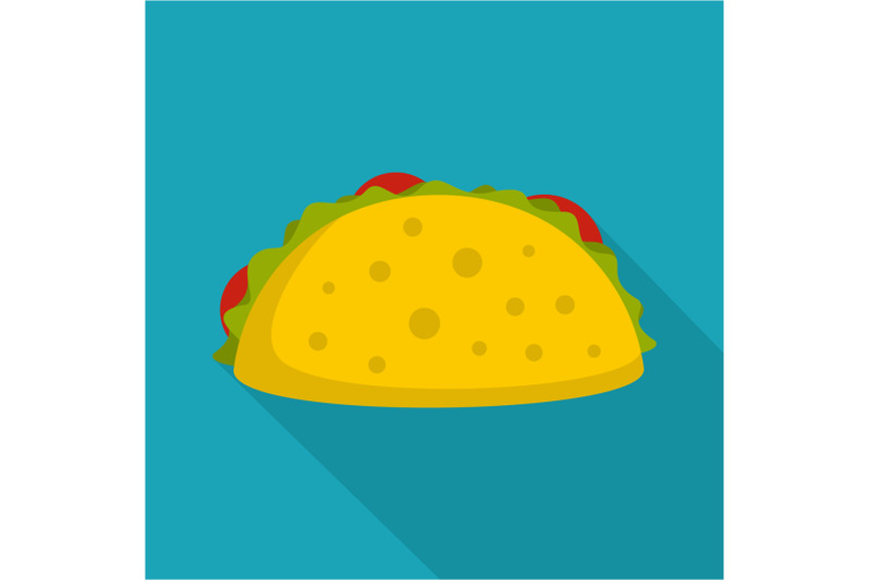 tacos-icon-flat-style