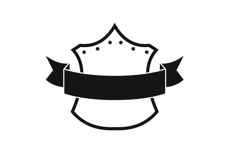 badge-king-icon-simple-black-style