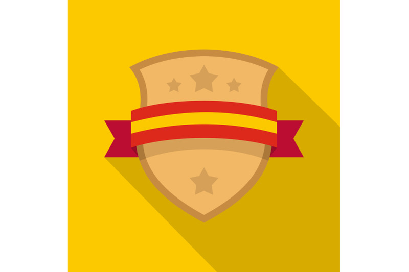 badge-knight-icon-flat-style