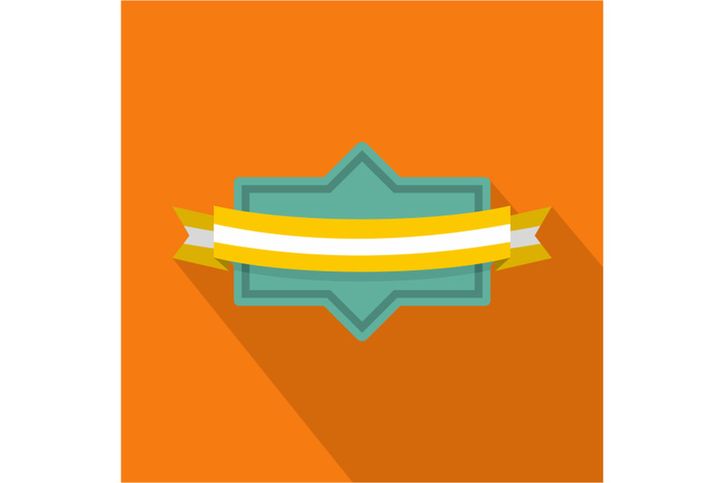 badge-ribbon-icon-flat-style