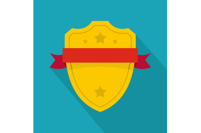 badge-warrior-icon-flat-style