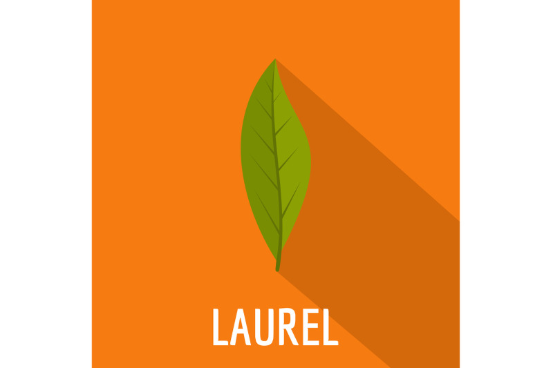 laurel-leaf-icon-flat-style