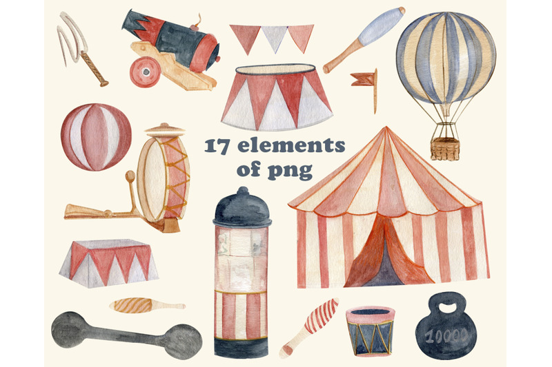 vintage-circus-tent-watercolor-clipart