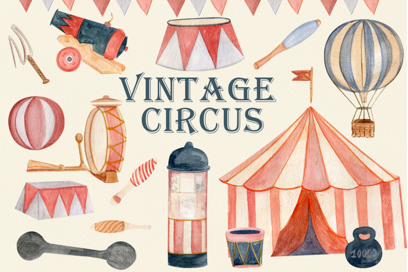 vintage-circus-tent-watercolor-clipart