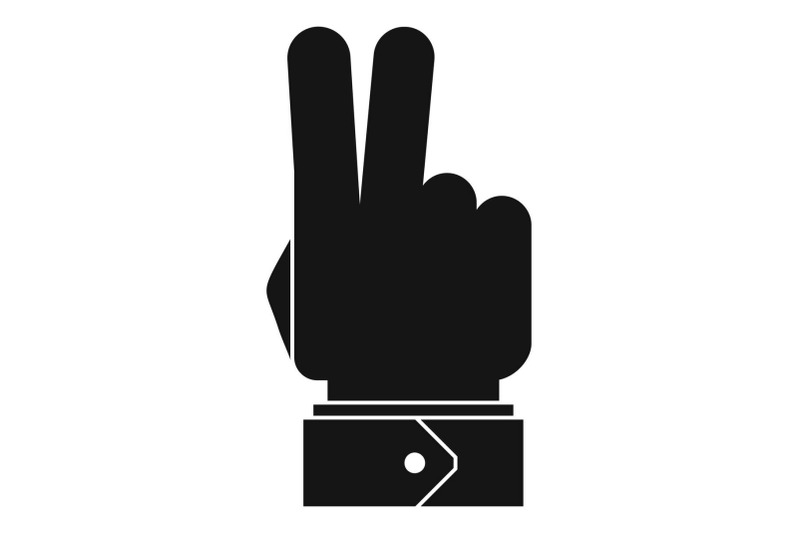 hand-hey-icon-simple-black-style