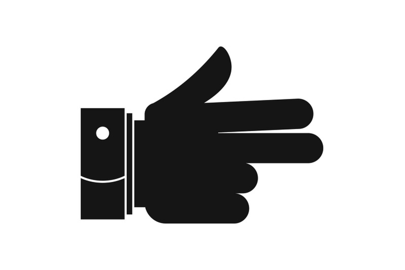 hand-forward-icon-simple-black-style