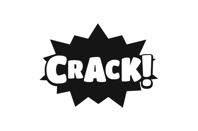 comic-boom-crack-icon-simple-black-style