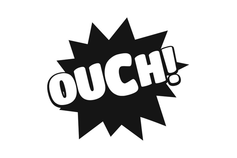 comic-boom-ouch-icon-simple-black-style