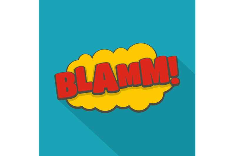 comic-boom-blamm-icon-flat-style