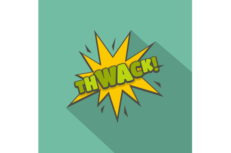 comic-boom-thwack-icon-flat-style