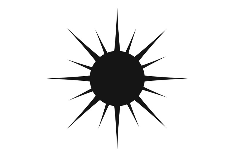 sun-icon-simple-black-style