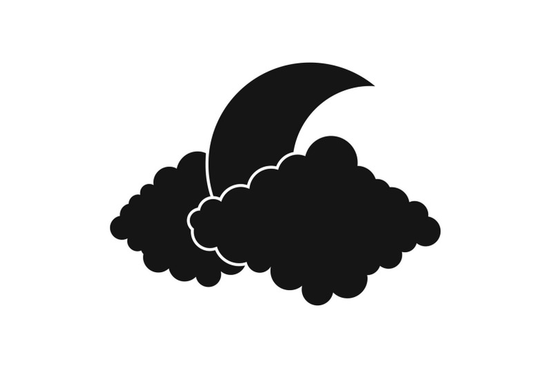 moon-icon-simple-black-style