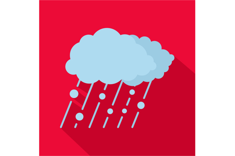 cloud-rain-snow-icon-flat-style