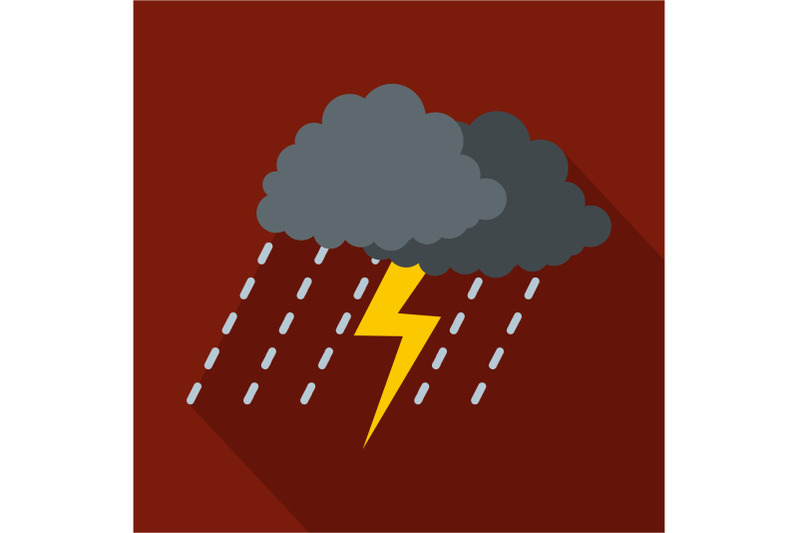 cloud-thunder-icon-flat-style