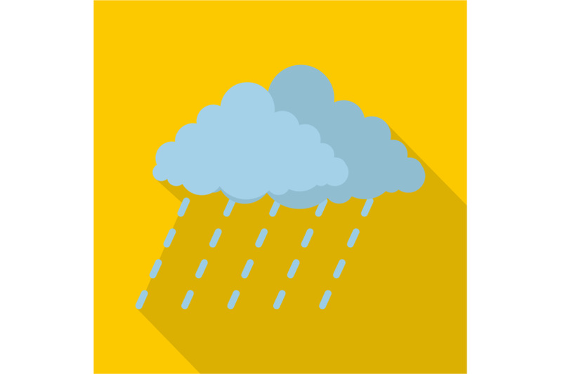 cloud-rain-storm-icon-flat-style