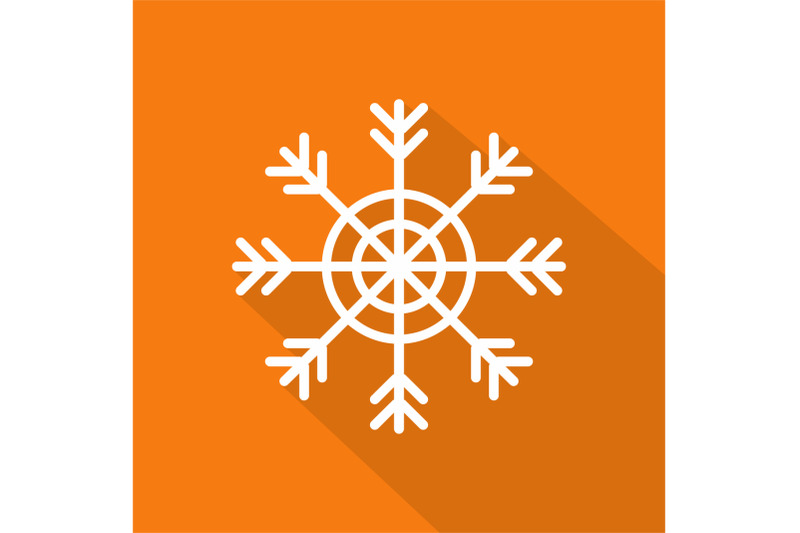 snowflake-icon-flat-style