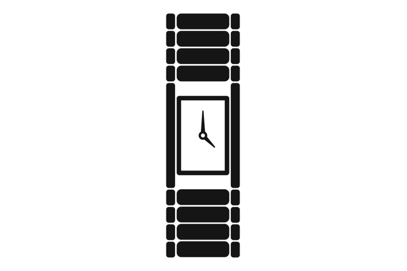 wristwatch-woman-icon-simple-black-style