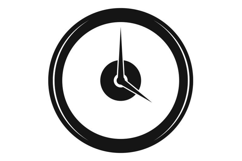 clock-deadline-icon-simple-black-style