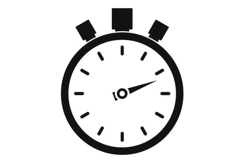 stopwatch-modern-icon-simple-black-style