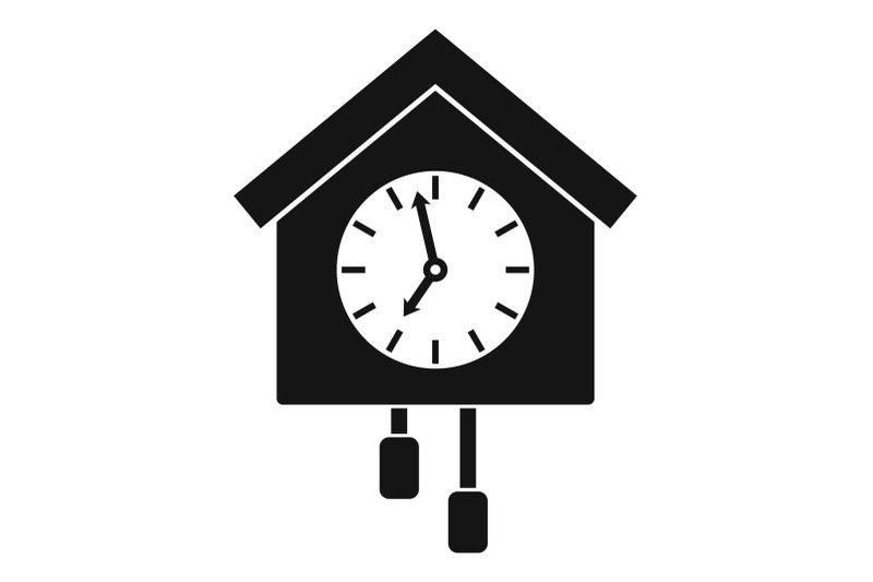 clock-creative-icon-simple-black-style
