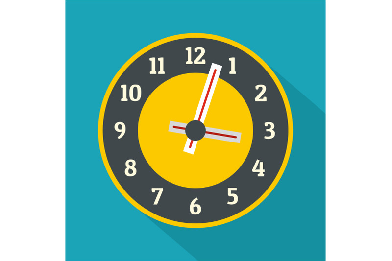 clock-concept-icon-flat-style