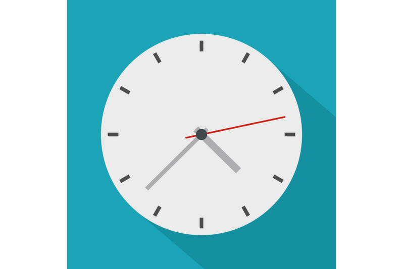 clock-modern-icon-flat-style