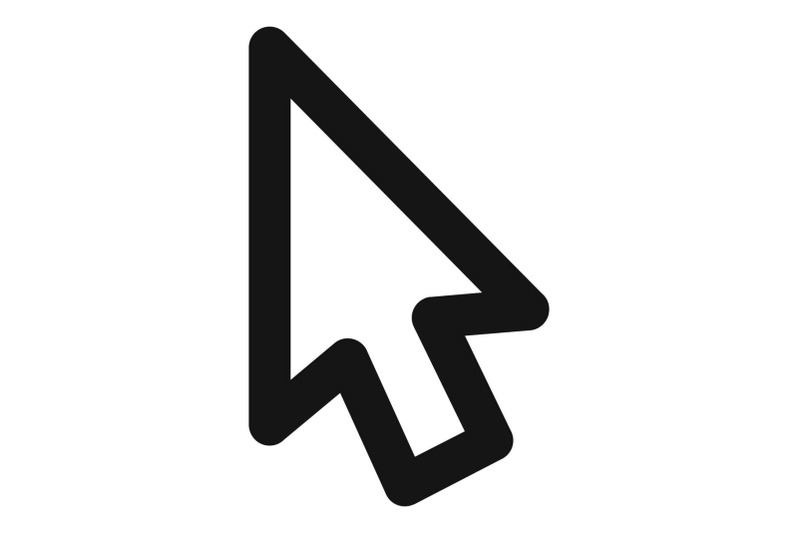 cursor-retro-element-icon-simple-black-style