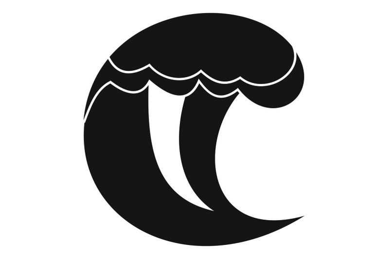 wave-water-scene-icon-simple-black-style