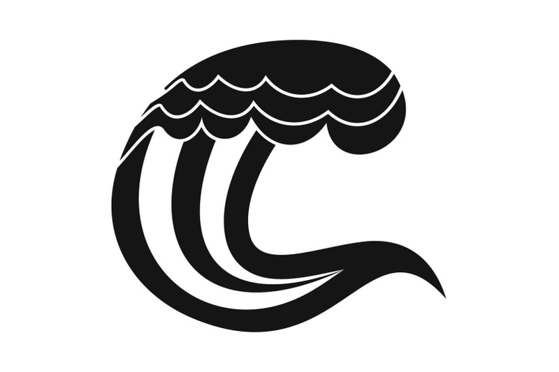 wave-nature-icon-simple-black-style