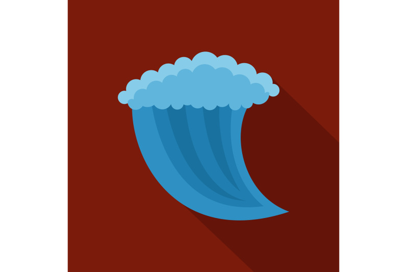 wave-water-icon-flat-style