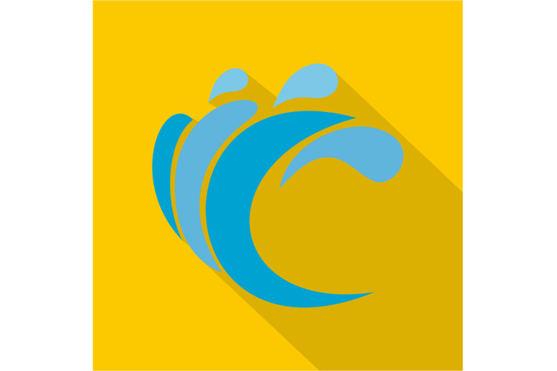 wave-water-composition-icon-flat-style