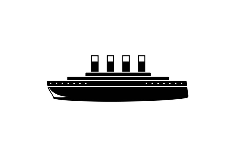 ship-retro-icon-simple-black-style