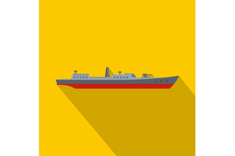 ship-combat-icon-flat-style