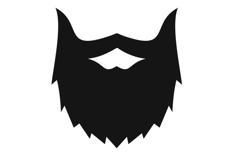 villainous-beard-icon-simple-style