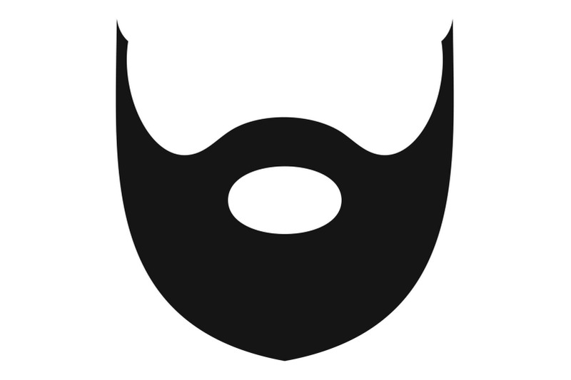 hipster-beard-icon-simple-style