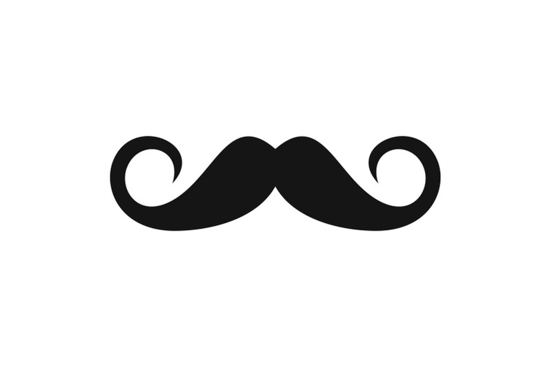 person-mustache-icon-simple-style