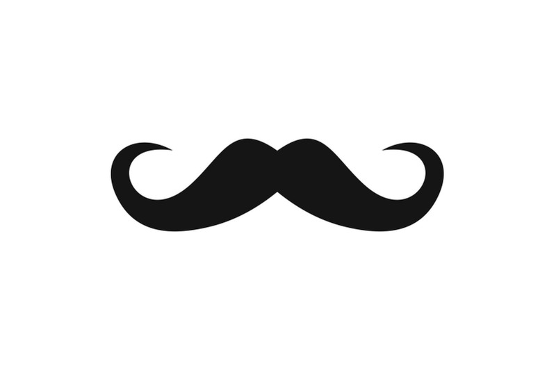 handlebar-mustache-icon-simple-style