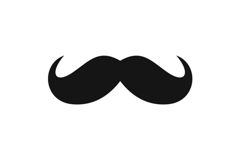 germany-mustache-icon-simple-style