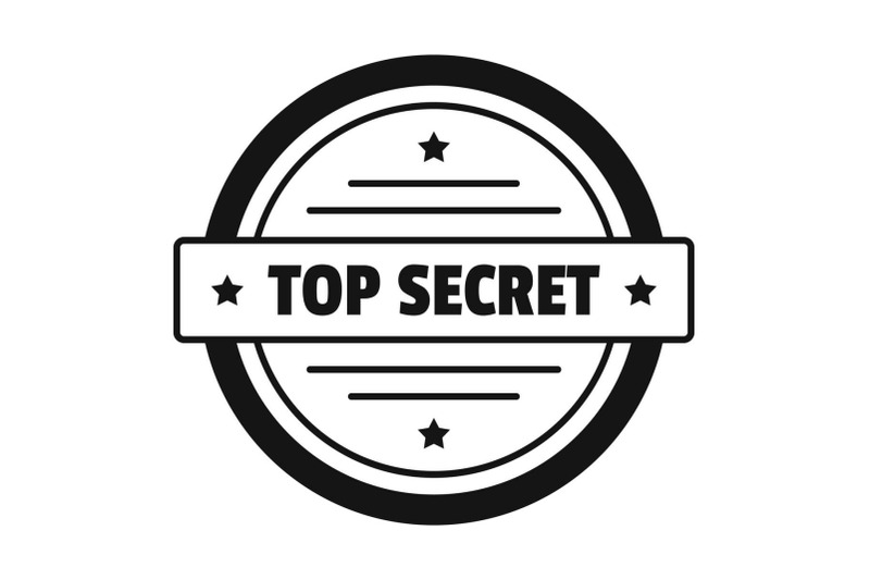 top-secret-logo-simple-style